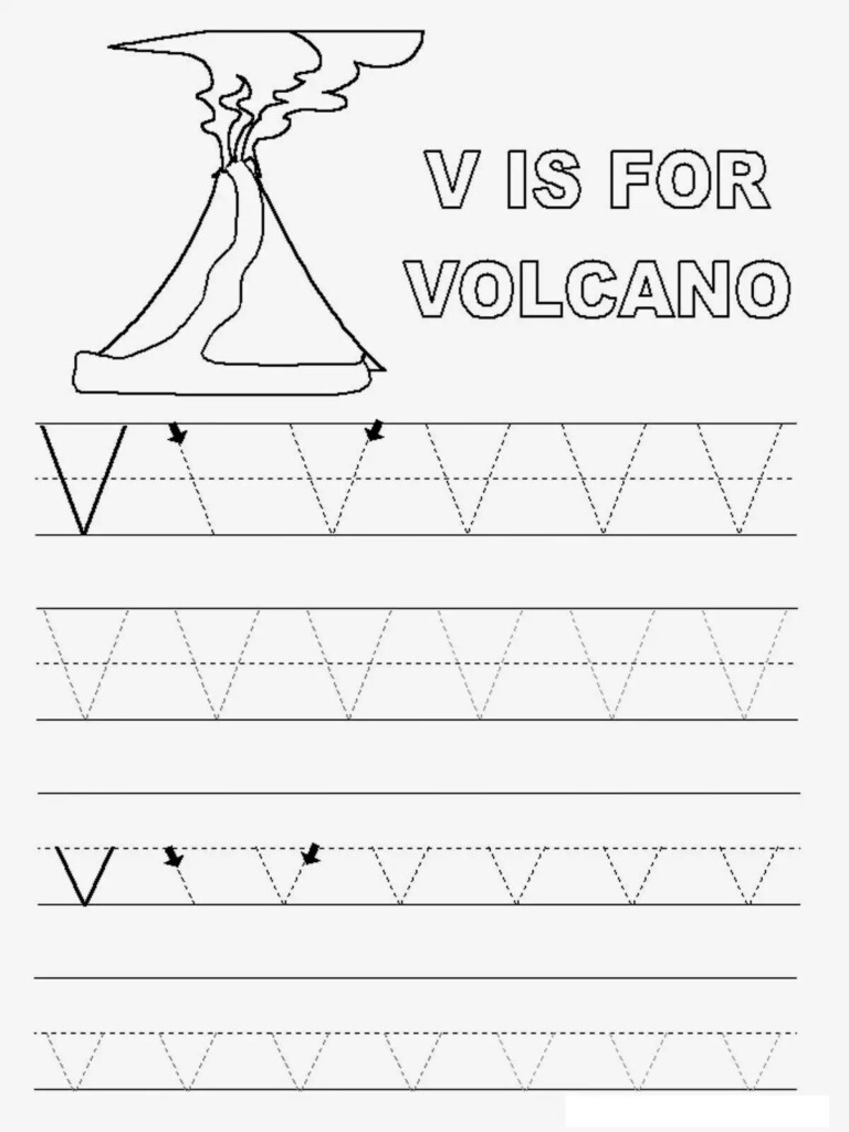 12 Learning The Letter V Worksheets Kitty Baby Love