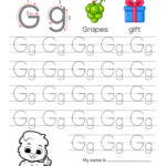 Alphabet Gg Letter Printable Letter Gg Tracing Worksheets