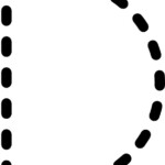 Alphabet Tracing Letter D Clip Art Vectors Graphic Art Designs In