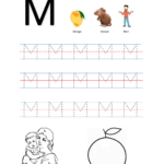 Alphabet Tracing Letter Mm Free Preschool