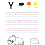 Alphabet Tracing Letter Yy Free Preschool
