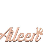 Amazon GR35Z9 Personalized Letter Name Necklace Crown Pendant