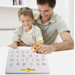 Buy Double Sided Magnetic Letter Tracing Board Alphabet Magnet Drawing