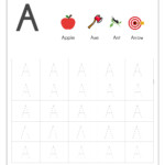 Capital Letter A Tracing Worksheet Dot To Dot Name Tracing Website