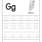Free Letter G Tracing Worksheets