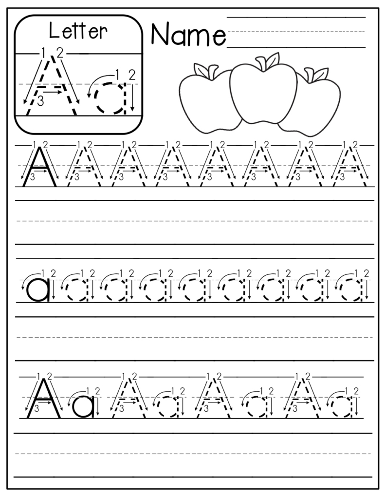 Free Printable Letter Tracing Worksheet24