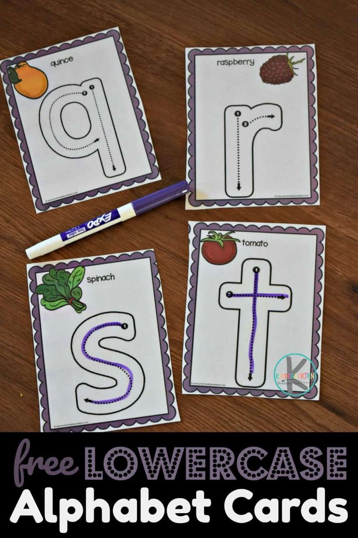 Free Printable Lowercase Alphabet Cards To Practice Writing Letters A Z