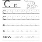 Free Printable Tracing Letter C Worksheet Letter C Worksheets Letter