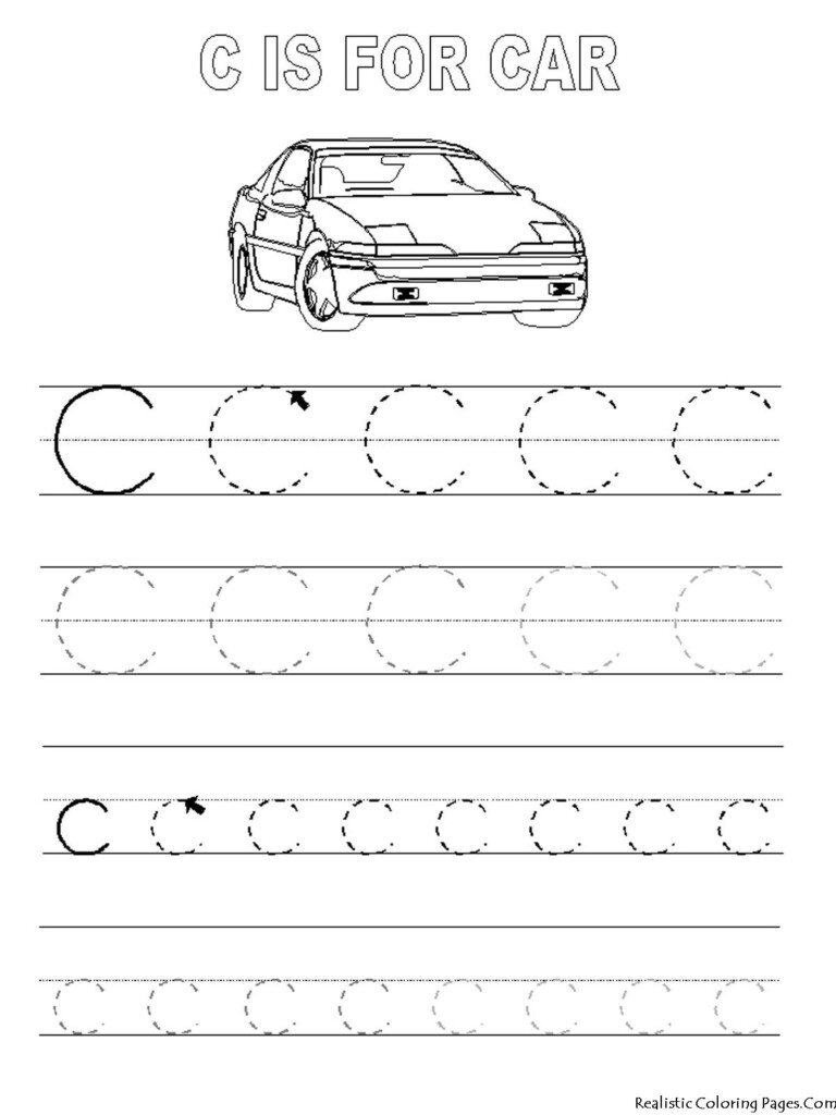 Letter C Worksheets For Preschool Preschool And Kindergarten Free 