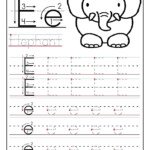 Letter E Tracing Worksheets Pdf Tripmart