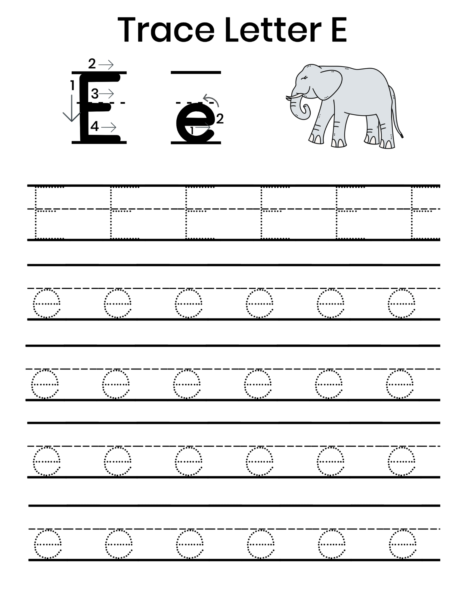 Letter E Worksheets For Kindergarten Free Printables Healthy And Letter E Worksheets For Kindergarten Free Printables Healthy And