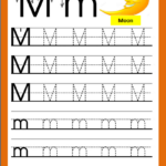 Letter Mm Alphabet Worksheets Preschool Letters For Kids Tracing