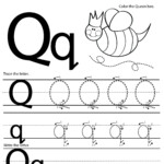 Letter Q Worksheet For Preschool Fabad