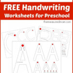 Level 1 Handwriting Worksheets Uppercase The Measured Mom