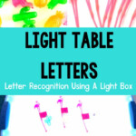 Light Table Letter Activities Letter Activities Light Table