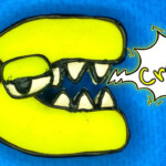 Making Creepy Charachter Letter C From Alphabet Lore DIY With Polymer