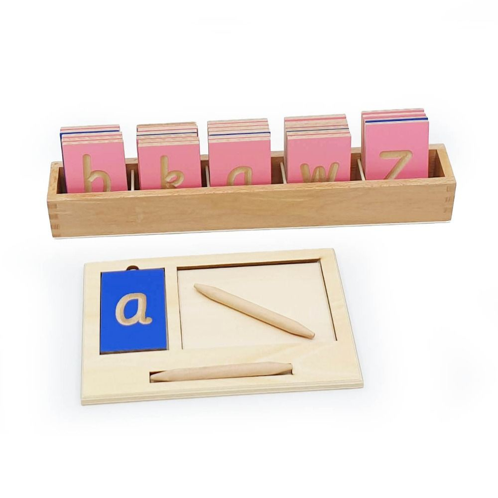 Mini Grooved Letter Tiles Sassoon Lower Case With Tray And Stylus