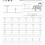 Practice Tracing The Letter T Worksheets 99Worksheets