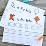 Printable Letter K Tracing Worksheet Tracing Worksheets Trace The