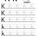 Trace And Write The Letter K Worksheets 99Worksheets