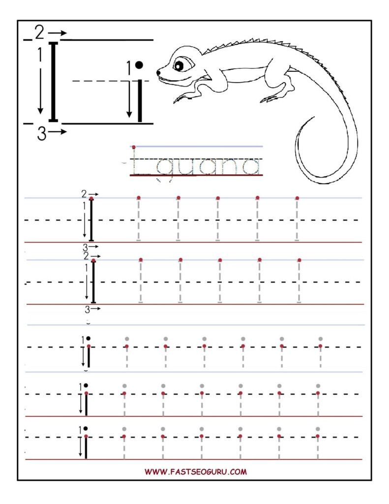 Tracing Letter Ii Worksheets TracingLettersWorksheets