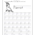 Tracing Letter P Worksheets Dot To Dot Name Tracing Website