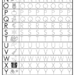 Tracing Uppercase Letter Worksheets Dot To Dot Name Tracing Website