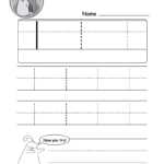 Uppercase Letter L Tracing Worksheet Doozy Moo