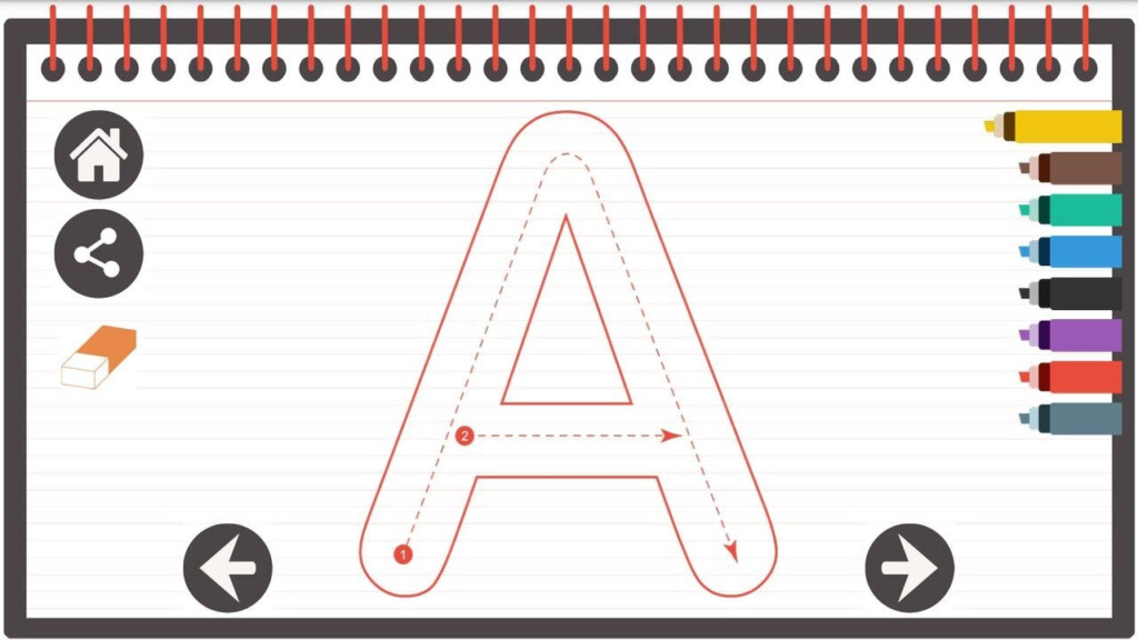 Writing Alphabet Letters How To Write Alphabets For Kids Write ABC 