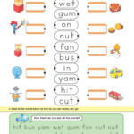 3 Letter Word Tracing Worksheets Alphabetworksheetsfreecom Toddlers