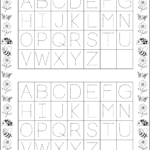7 Best Images Of Free Printable Tracing Letters Preschool Worksheets