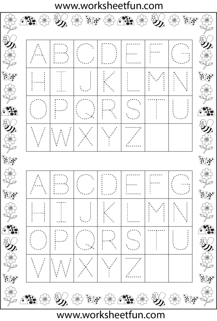 7 Best Images Of Free Printable Tracing Letters Preschool Worksheets 