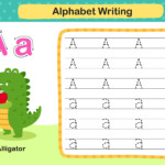 A Z Alphabet Letter Tracing Worksheet Alphabets Capital Letters Tracing