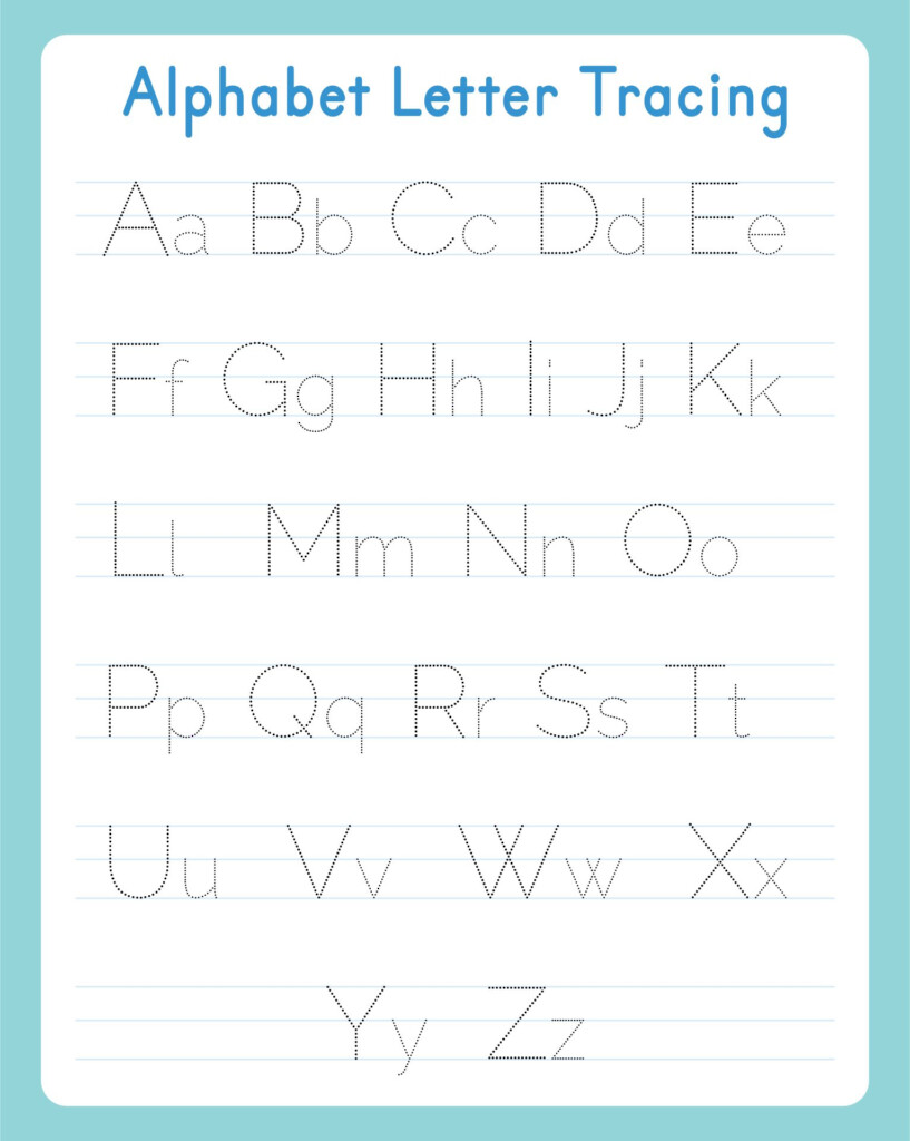 Abc Tracing Worksheets Free Printable