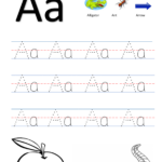 Alphabet For Tracing Free Preschool