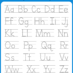Alphabet For Tracing Printable Ideas 2022