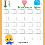 Alphabet Ii Letter Printable Letter Ii Tracing Worksheets
