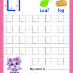 Alphabet Ll Letter Printable Letter Ll Tracing Worksheets