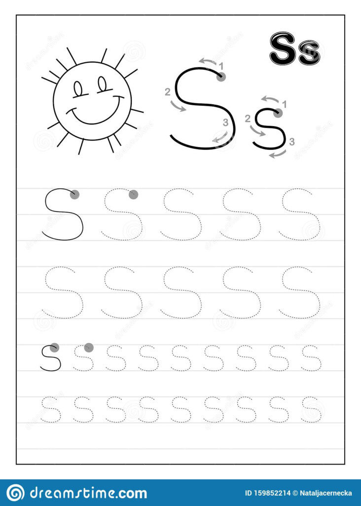 Alphabet S Tracing AlphabetWorksheetsFree