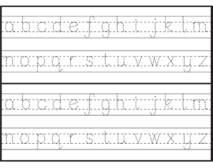 Alphabet Tracing Printables For Kids Activity Shelter Free Printable