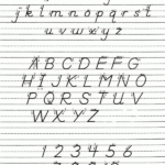 Alphabet Tracing Worksheet D Nealian Dnealian Handwriting Handwriting