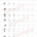 Calligraphy Tracing Worksheets AlphabetWorksheetsFree