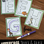 FREE Animal Uppercase Letter Tracing A Z