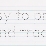 Free Font Tracing Letters Renewgraph