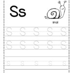 Free Letter S Tracing Worksheets