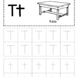 Free Letter T Tracing Worksheets