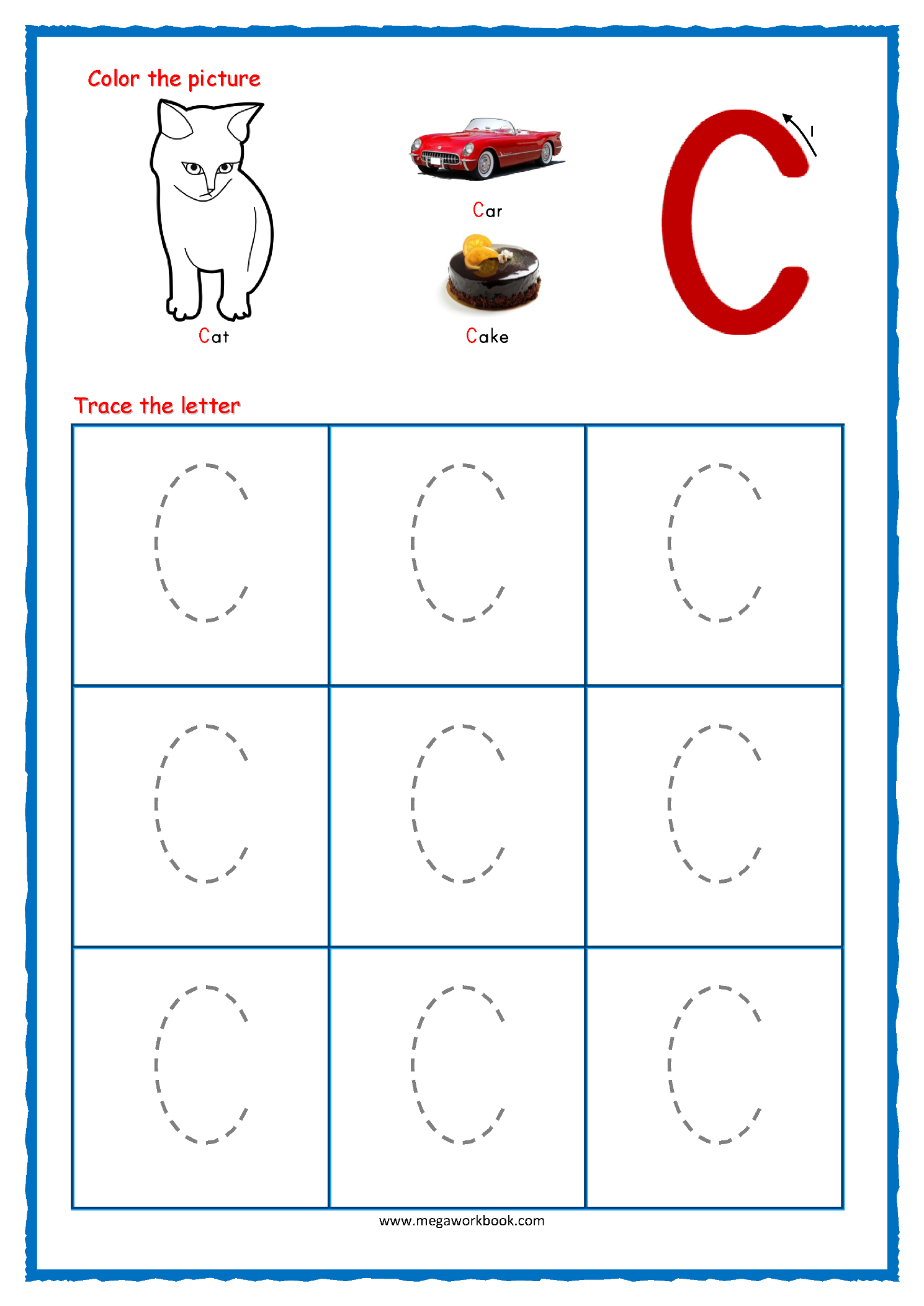 Free Printable Alphabet Tracing Letters TracingLettersWorksheets Free Printable Alphabet Tracing Letters TracingLettersWorksheets