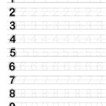 Free Printable For Tracing Letters Numbers Letter Worksheets For