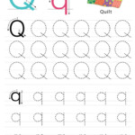 Free Printable Letter Q Tracing Worksheets