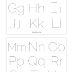 Free Printable Letter Tracing Worksheet Pjs And Paint